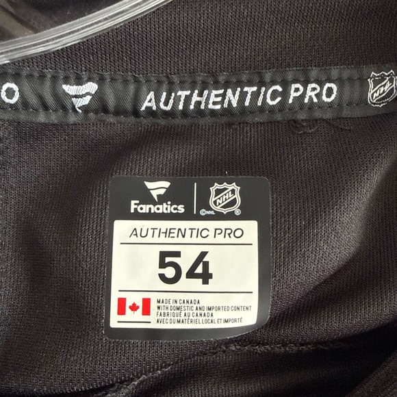 Fanatics Black and Gold Hockey Jersey - Picture 3 of 8